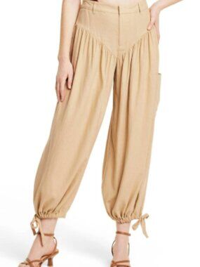 Fe Noel x Target Khaki Yoke High-Rise Pants
